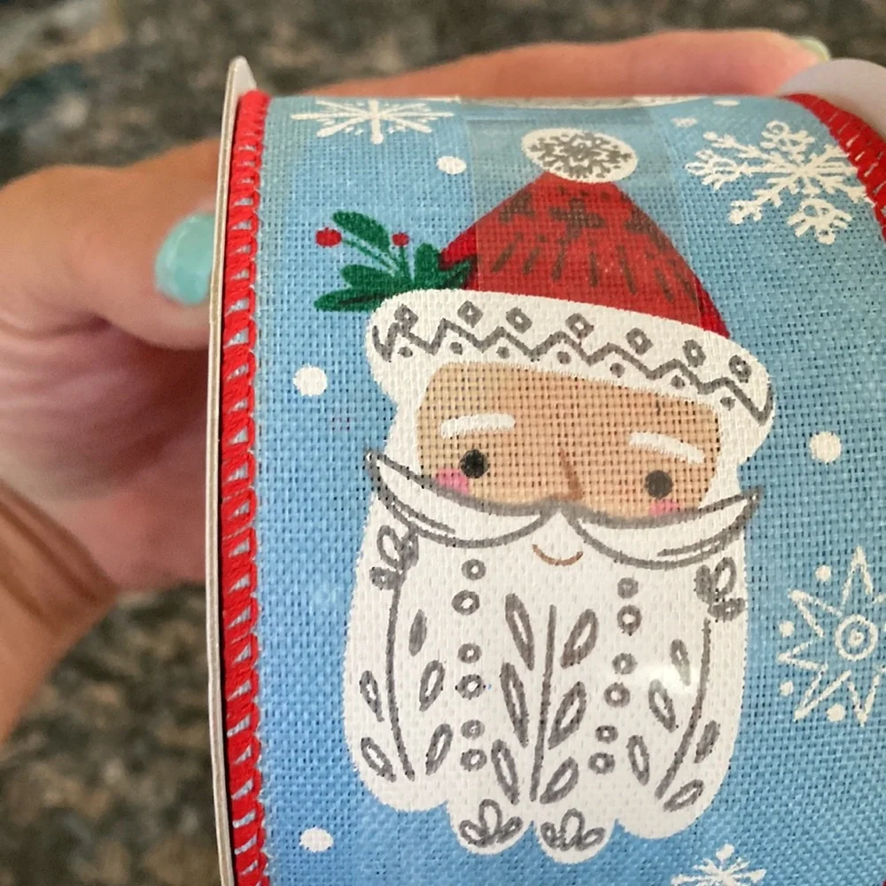 CELEBRATE IT WIRED XMAS RIBBON LOT OF 3 NWT